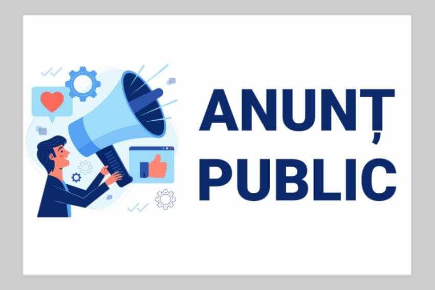 anunț public
