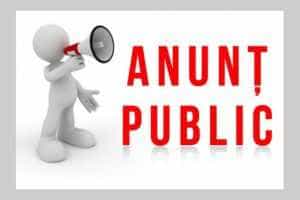 Anunț privind debutul proiectului „CONVERSIE CONSTRUCȚIE EXISTENTĂ ÎN CENTRU COMUNITAR INTEGRAT ÎN COMUNA ANINOASA” 1 anunț public