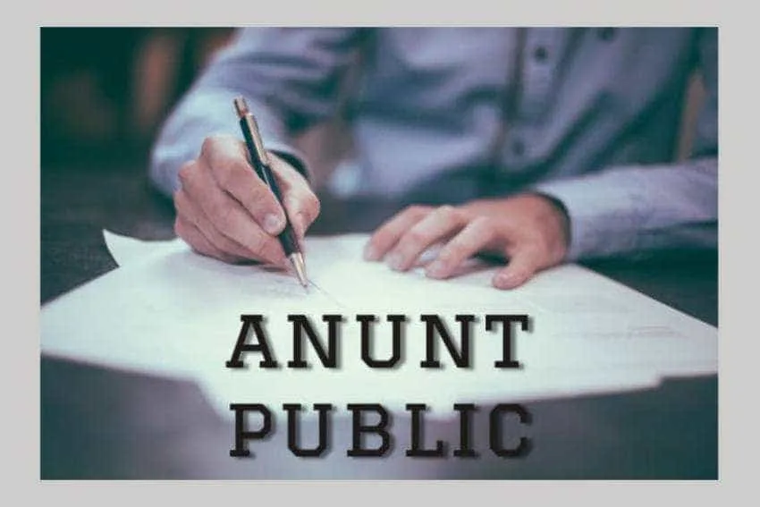 anunț public