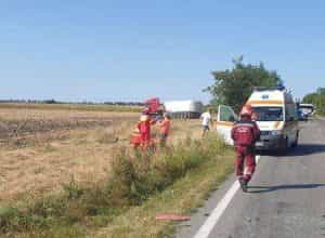 accident e1693563017882 - Accident mortal pe DN 1B! Impact între o cisternă fără încărcătură şi un autoturism!