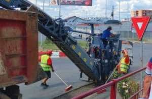 lucrari strada Mioveni