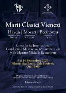 Masterclass internațional de dirijat orchestră și concerte simfonice, la Filarmonica Pitești 1 la Pitești