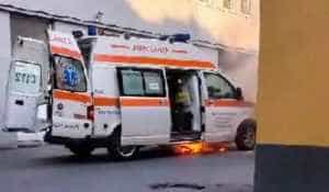 incendiu ambulanta spital constanta 856749 - Ambulanță izbucnită în flăcări, în față la spitalului, în Constanța