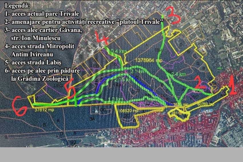 padurea trivale macheta Sursă foto: Primăria Municipiului Pitești