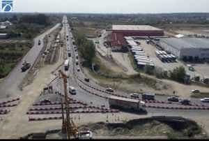 Autostrada Sibiu - Pitești. Imagini de pe șantierul secțiunii Curtea de Argeș-Pitești 10 Sursă foto: Facebook print screen CNAIR