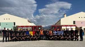 igsu pompieri - 56 de pompieri au luptat împotriva incendiilor de pădure din Grecia, timp de 9 zile!