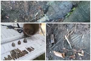 Munitie - Muniție din Primul Război Mondial, descoperită într-o pădure din Argeș