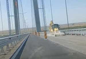 Podul de la Brăila, în reparații la două luni de la inaugurare 1 Reparatii Pod Braila sept 2023 - Podul de la Brăila, în reparații la două luni de la inaugurare