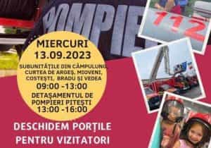 isu arges e1694510264985 - Ziua Pompierilor din România! ISU Argeș își deschide porțile!