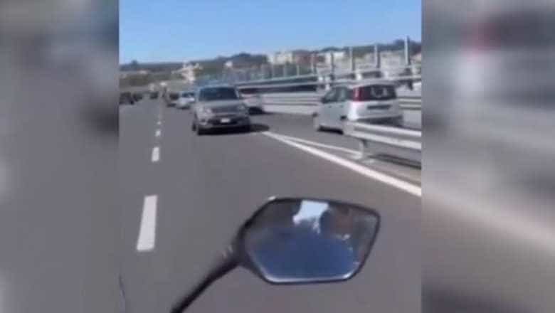 masina romani autostrada napoli