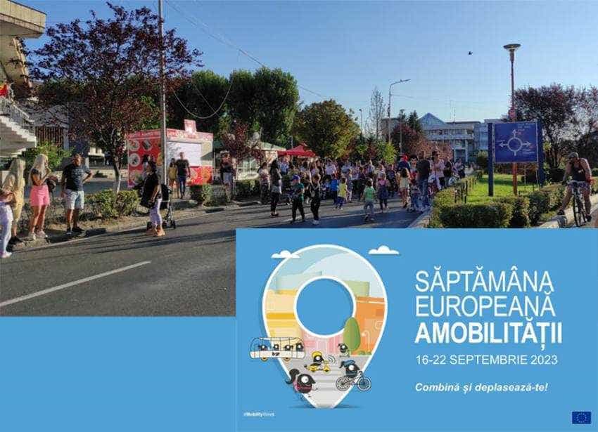Saptamana europeana a mobilitatii mioveni Sursă foto: Facebook Primăria Orașului Mioveni.