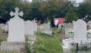 femeie moarta cruce cazut cimitir cluj 858306 - Și-a găsit sfârșitul într-un cimitir. O femeie a murit după ce o cruce a căzut peste ea