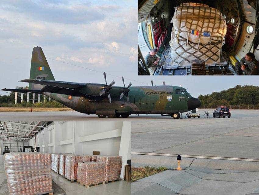 ajutoare libia Sursă foto: Facebook Departamentul pentru Situații de Urgență pe Facebook.