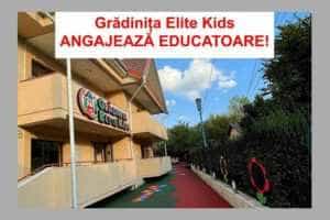 Grădinița Elite Kids angajează educatoare 1 Gradinita Elite Kids anunt