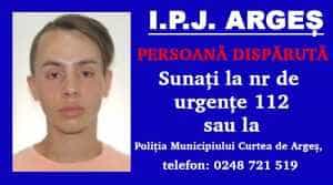 Tânărul de 20 de ani, dat dispărut, a fost găsit! 1 baiat disparut - Tânărul de 20 de ani, dat dispărut, a fost găsit!