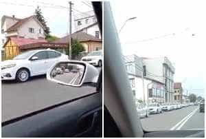 page 1 - (VIDEO) Pitești: Protest al taximetriștilor împotriva Uber și Bolt