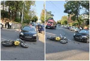Accident motociclist