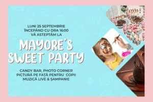 Astăzi ești invitat la petrecerea aniversară Mayore! Ne îndulcește zilele de 4 ani! 1 Mayore