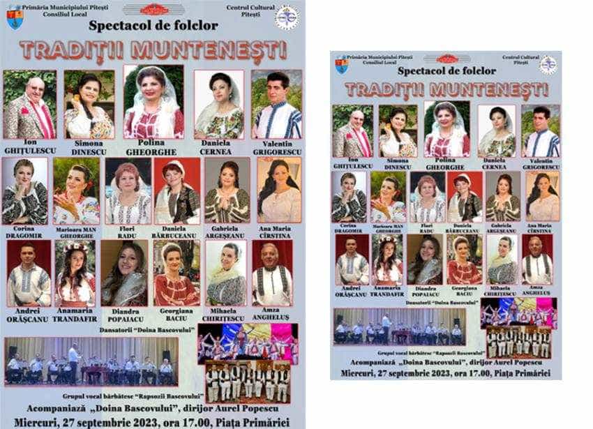 Sursă foto: Facebook Primăria Municipiului Pitești.