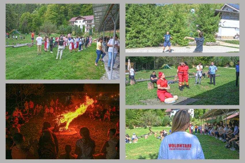 copii in tabara Arges