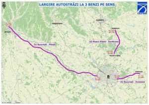 Câte oferte au fost depuse. CNAIR vrea să lărgească autostrada București – Pitești! 1 Sursă foto: Facebook CNAIR