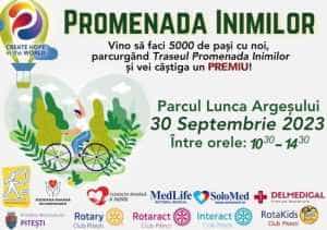 Sâmbătă, 30 septembrie. ”Promenada Inimilor”, în Parcul ”Lunca Argeșului”! 1 Sursă foto: Facebook Primăria Municipiului Pitești.