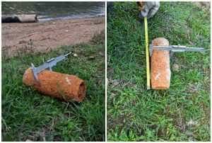 page 1 - Proiectil din Primul Război Mondial, găsit la Arefu