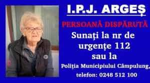 WhatsApp Image 2023 10 03 at 20.26.50 - (VIDEO) Mobilizare de forțe! Femeie de 86 de ani - DISPĂRUTĂ dintr-un centru de bătrâni din Argeș