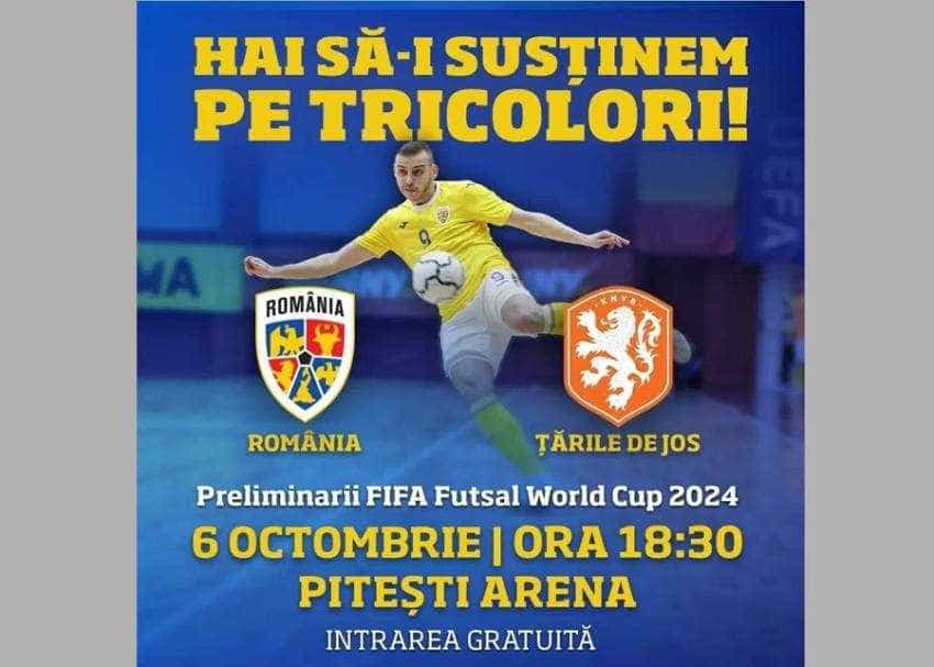 fotbal in sala Sursă foto: Facebook Primăria Municipiului Pitești.