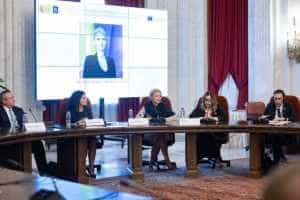alina gorghiu al conferinta internationala deschidere - Ministrul Justiției, Alina Gorghiu: ”Traficul de persoane este o provocare complexă”