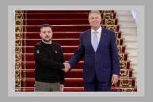 Volodimir Zelenski in Romania