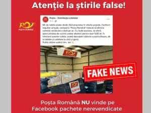 Sursă foto: Facebook Compania Națională Poșta Română.