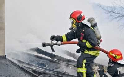incendiu coș