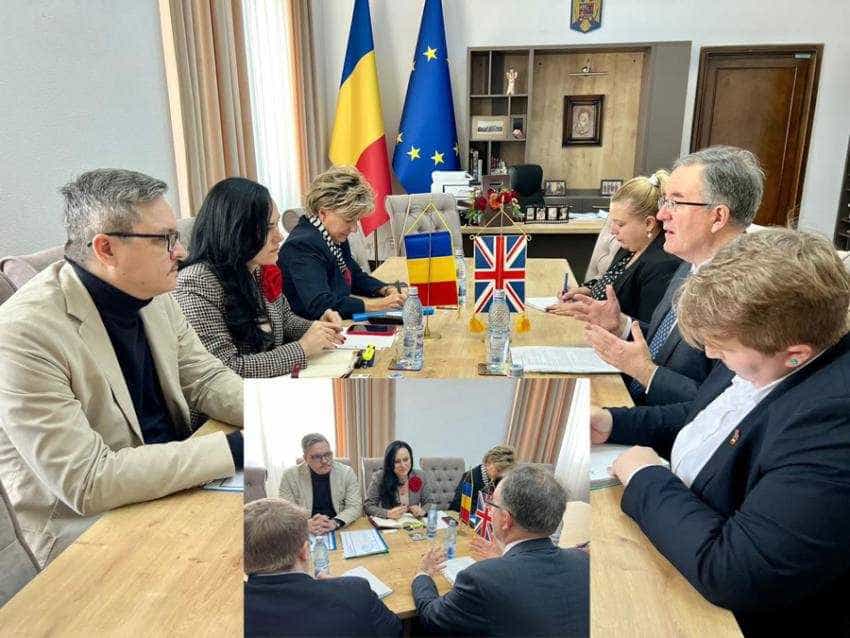 SBO cu ambasador Marea Britanie Sursă foto: Facebopok Ministerul Muncii.