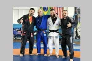 Mihai Buidan Bernardo Serrini centura neagra 1 - A devenit professor! Polițistul Buidan a obținut centura neagră la Jiu Jitsu