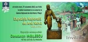 Dublu vernisaj la Galeria Națională de Artă Naivă 1 vernisaj