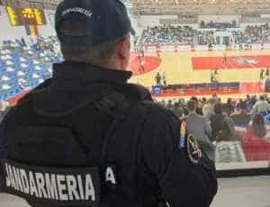 a4d51842 6d3b 4226 bbb6 698181302f8f - Jandarmii argeșeni, prezenți la meciul de handbal feminin dintre Rapid București-Krim Ljubljana