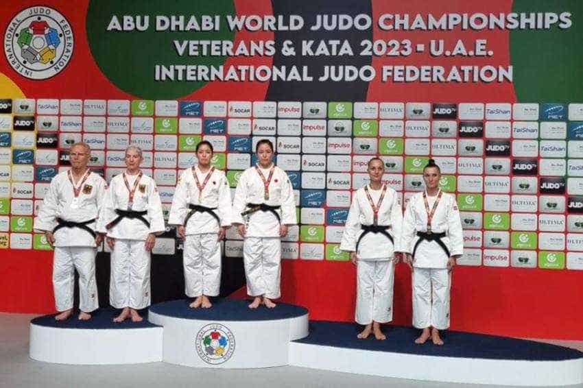 Alina Zaharia si Alina Cheru de la CSM Pitesti la Abu Dhabi Sursă foto: Facebook CSM Pitești