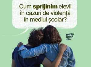 Recomandări pentru profesori. ”Interveniți prompt când observați semne de violență” 1 Sursă foto: Facebook Ministerul Educatiei