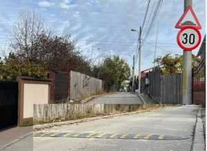 Limitator de viteză, amplasat pe strada General Toma Ghenea 1 Sursă foto: Facebook Primăria Municipiului Pitesti.