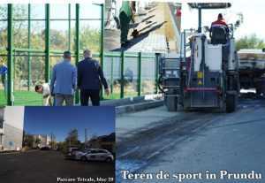 Terenul de sport din Prundu, aproape gata 1 Sursă foto: Facebook Cristian Gentea.