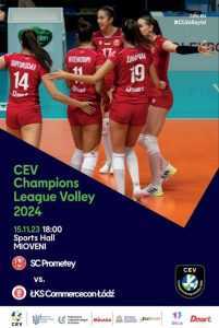 Nu ratați AZI un meci de Champions League la Mioveni! 1 Campioanele Poloniei și Ucrainei la volei feminin Mioveni