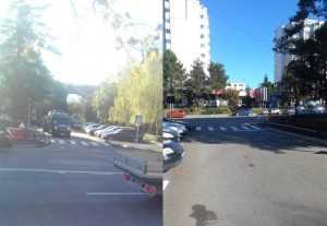 Pe strada Valea Geamăna. Trecere pentru pietoni relocată 1 Sursă foto: Faceboook Primăria Municipiului Pitești.