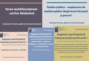 Start vot! Piteștenii își pot alege proiectul care să primească finanțare 22 Sursă foto: Facebook Prim,ăria MUnciipiului Pitesti.