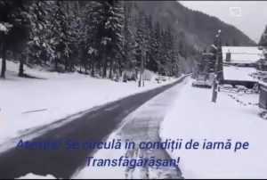 Atenție! Se circulă în condiții de iarnă pe Transfăgărășan! 28 transfagarasan 2 - Atenție! Se circulă în condiții de iarnă pe Transfăgărășan!