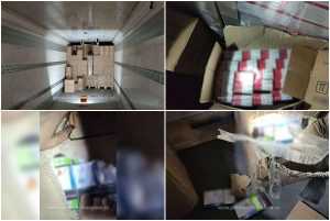 page 1 - Ţigări în valoare de 300.000 euro, ascunse printre croissante