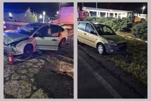 Accident la Clucereasa! Două mașini implicate 1 accident doua masini