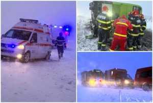 Un autocar cu 40 de pasageri s-a răsturnat! A fost activat Planul Roșu 1 page - Un autocar cu 40 de pasageri s-a răsturnat! A fost activat Planul Roșu