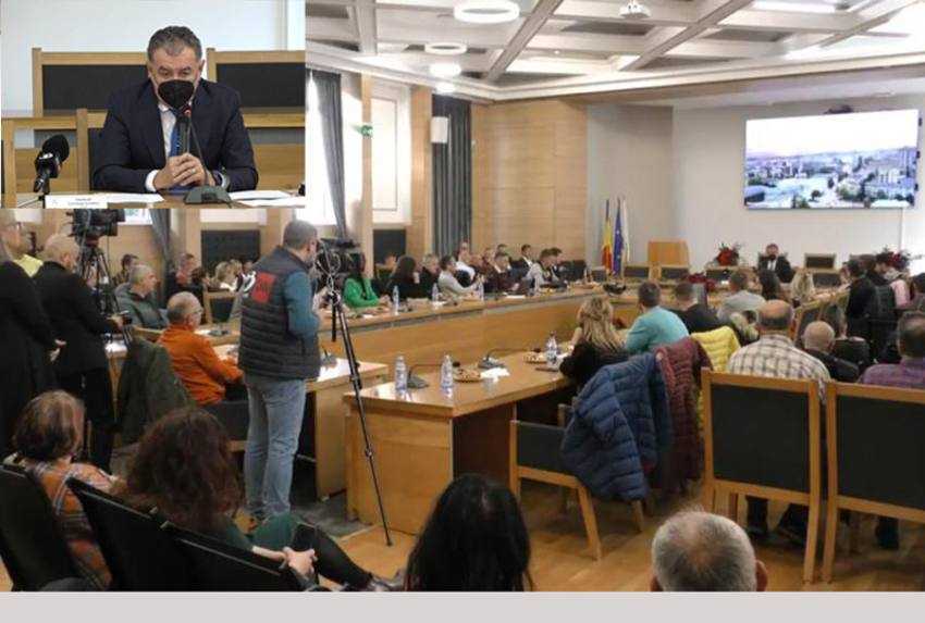 cristian gentea raport 1 Sursă foto: print screen FB Primăria municipiului Pitesti