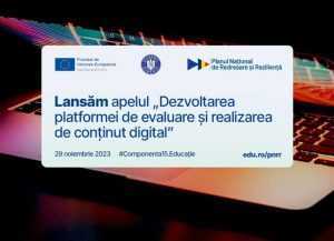 Apel necompetitiv de proiecte. Evaluările și examenele naționale, trecute în format digital 12 Sursă foto: Facebook Ministerul Educatiei